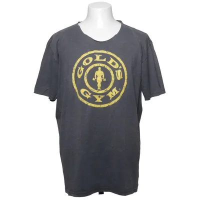 T-shirt (Grå, Gul) från Gold's Gym Bomull, Polyester