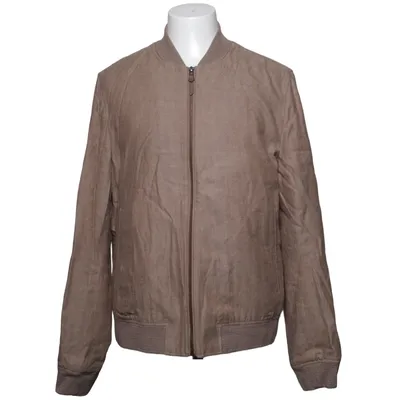Bomberjack (Beige) van Mango Man Katoen, Linnen, Polyester