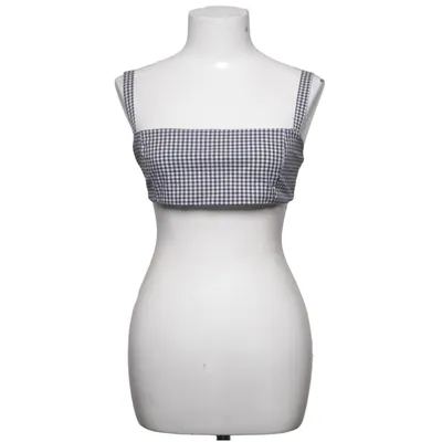 Crop top (Svart, Vit) från Fashion Nova Bomull, Elastan, Polyester