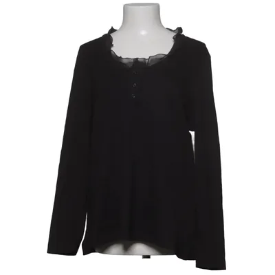 Top (Zwart) van Cappucini Casual Katoen