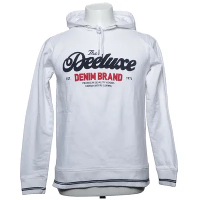 Capuchon sweater (Wit) van Deeluxe Katoen, Polyester