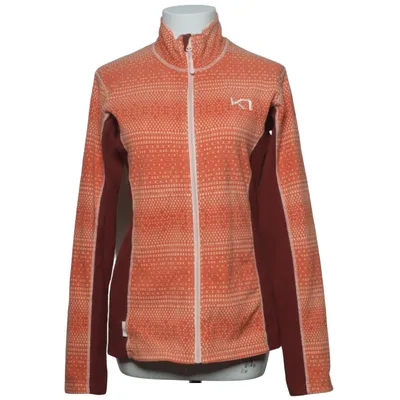 Fleece jas (Oranje, Bruin, Meerkleurig) van Kari Traa Polyester