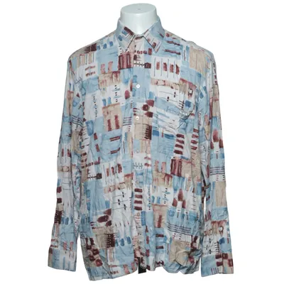 Shirt (Blue, Beige, Multicolored) from Patrick Bernard