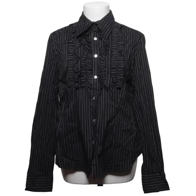 Shirt (Zwart, Wit) van Add It Katoen, Elastaan, Polyamide