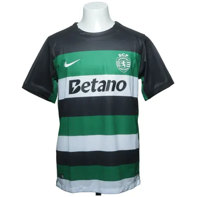 Football jersey (Black, Green, White) from Nike Polyester