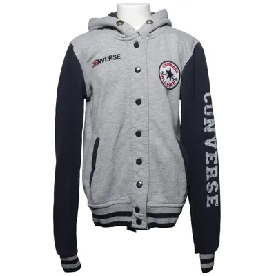 Huvtröja (Grå, Blå) från Converse Bomull