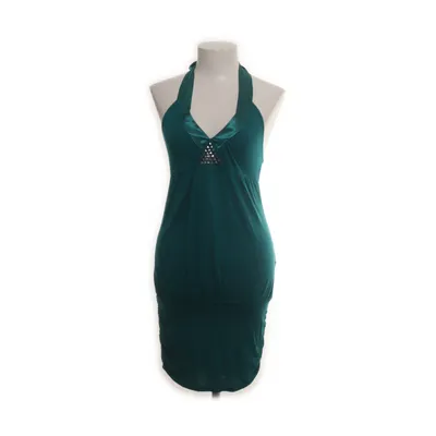 Halternek jurk (Groen) van Colours Of The World Viscose, Elastaan