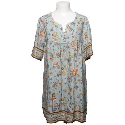Jurk (Blauw, Meerkleurig) van Deerberg Viscose