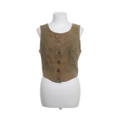 Leather vest (Brown, Green) from Lekra