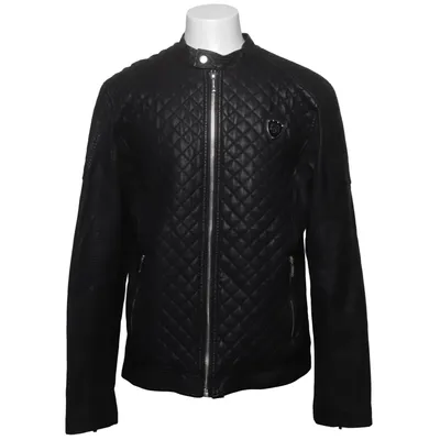 Bikerjacka (Svart) från Much More Polyester, Polyuretan