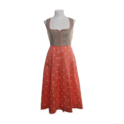 Dirndl (Brown, Red) from Turi Landhaus Cotton, Linen, Polyester