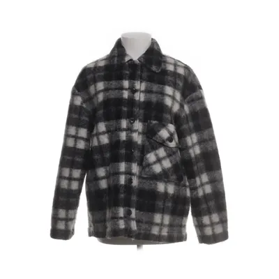 Overshirt (Black, White) from Mads Nørgaard Copenhagen Acetate, Polyester, Wool