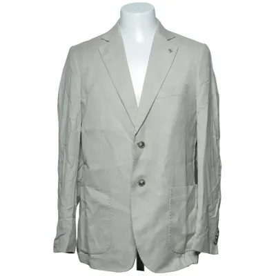 Blazer (Beige) from Dan John Cotton, Linen, Polyester, Viscose