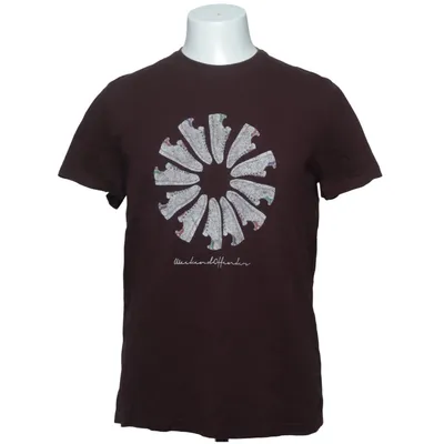 T-shirt (Bruin) van Weekend Offender Katoen