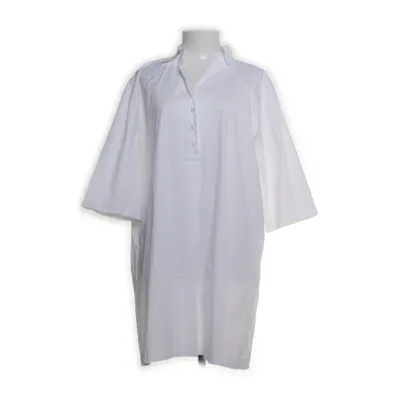 Skjortklänning (Vit) från Be'lieve Bomull, Elastan