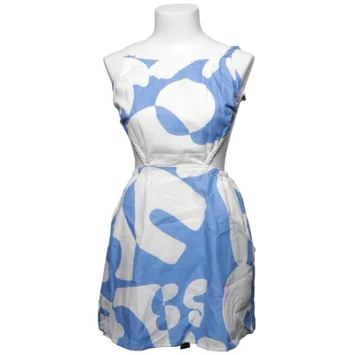 Robe (Bleu, Blanc, Multicolore) de Sabo Coton, Lin