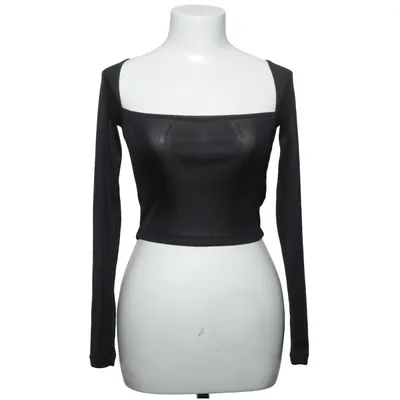 Crop top (Sort) fra Icona Pop x Gina Tricot Elastan, Polyester