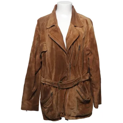 Veste en cuir (Marron) de M.I.C.