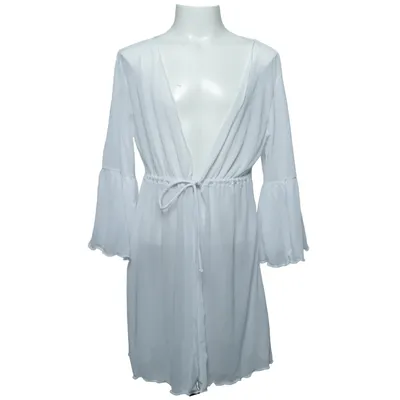 Robe de plage (Blanc) de Shein Élasthane, Polyester