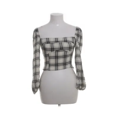 Crop top (Svart, Vit) från Urban Outfitters Viskos