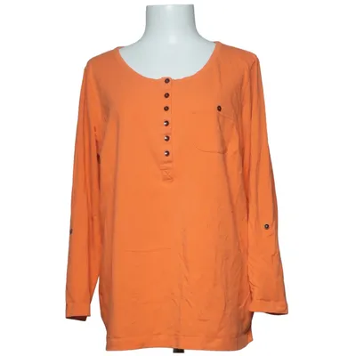 Farfarströja (Orange) från Laura Kent Bomull, Elastan