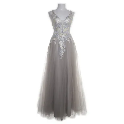 Aftonklänning (Grå, Flerfärgad) från JJ's House