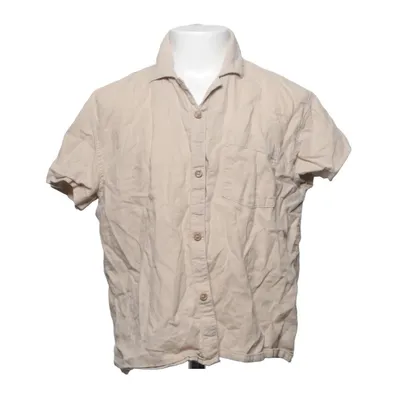 Kortärmad skjorta (Beige) från Lindex Kids Bomull, Linne