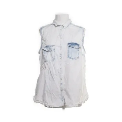 Jeansväst (Vit, Blå) från Denim by Lindex Bomull