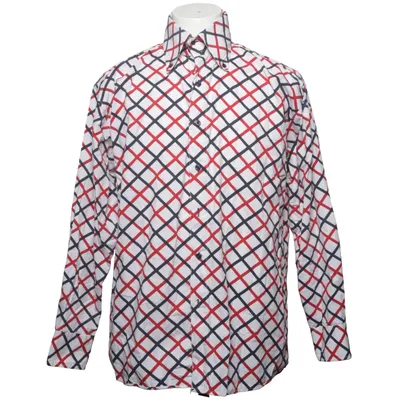 Businesshemd (Weiß, Rot, Blau) von Southern Design