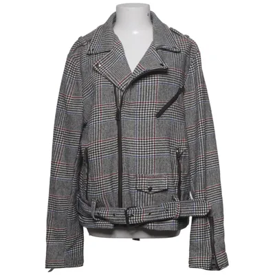 Jacket (Gray, Black, Red, Blue) from Berna Polyester, Wool