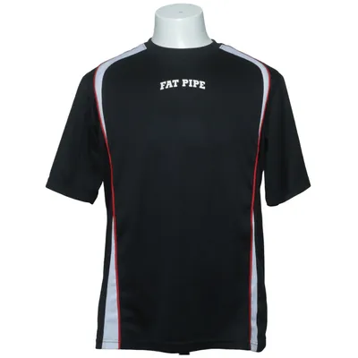 Practice jersey (Black, White, Red) from Fat Pipe Polyester