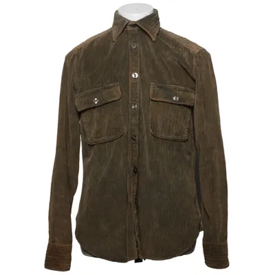 Overshirt (Groen) van Tintoria Mattei Katoen