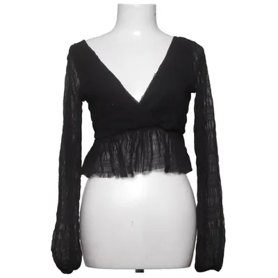 Crop top (Sort) fra Bershka Polyester