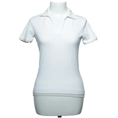 Poloshirt (Wit) van Bogner Katoen, Elastaan