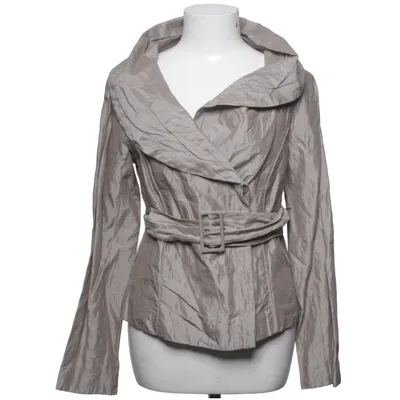Blazer (Gray) from Pia Jessen Acetate, Cotton, Metallic fiber, Viscose
