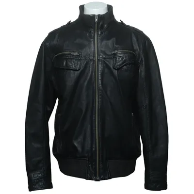 Veste en cuir (Noir) de Gatto Cuir