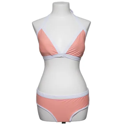 Bikini (Pink, Hvid) fra Sophia Thiel Elastan, Polyester
