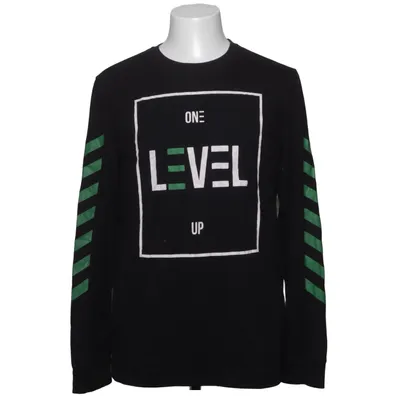 Langærmet t-shirt (Sort, Hvid, Grøn) fra Forever 21 Men
