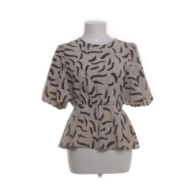 Peplum top (Beige, Zwart) van Noisy May Polyester