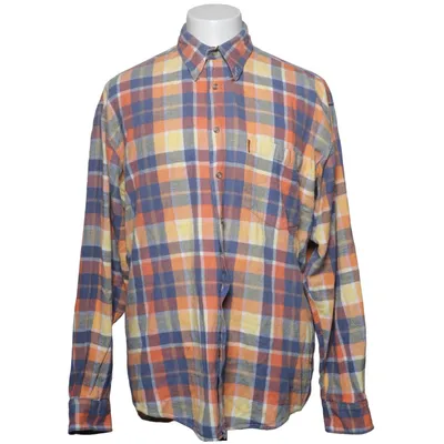 Chemise en flanelle (Bleu, Orange, Jaune) de Jefferson