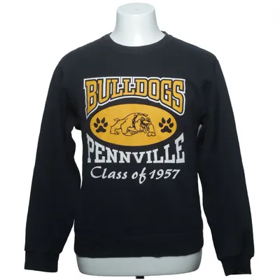 Sweatshirt (Zwart) van Jerzees