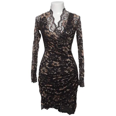 Dress (Black, Beige) from Lili Elastane, Polyamide, Polyester, Viscose