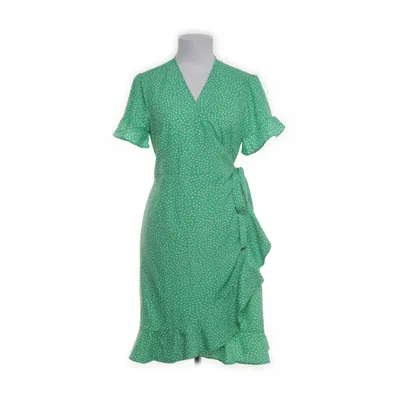 Omlottklänning (Grön, Vit) från Vero Moda