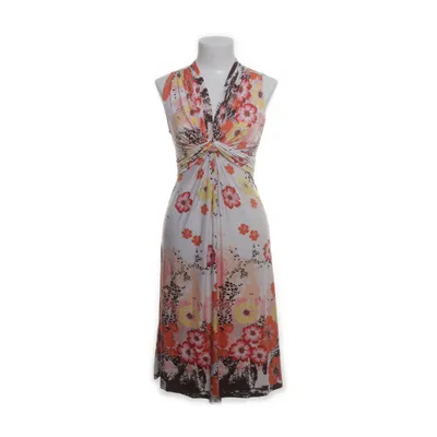 Robe (Blanc, Multicolore) de Maille Demoiselle Élasthane, Polyester