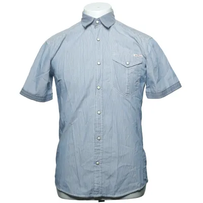Short sleeve shirt (Blue, Gray) from Shine Fashion Cotton