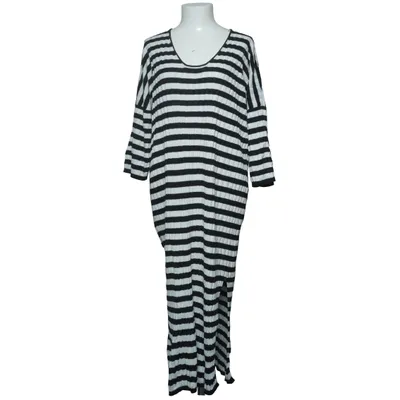 Maxi jurk (Zwart, Wit) van InWear Katoen, Viscose
