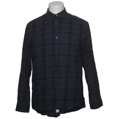 Flannel shirt (Blue, Gray) from TCM Cotton