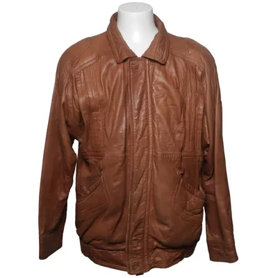 Veste en cuir (Marron) de Aldo Colitti