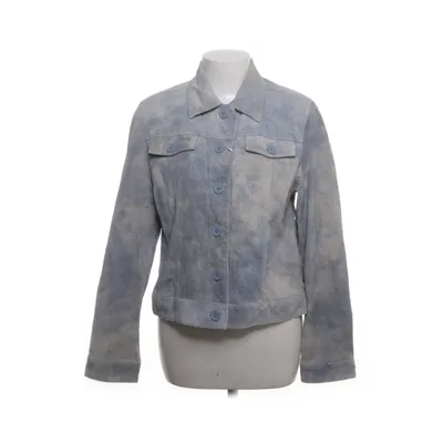Leather jacket (Blue) from HI Buxter Polyester, Leather