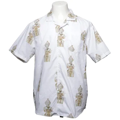 Chemise à manches courtes (Blanc, Marron) de Buttergoods Polyester